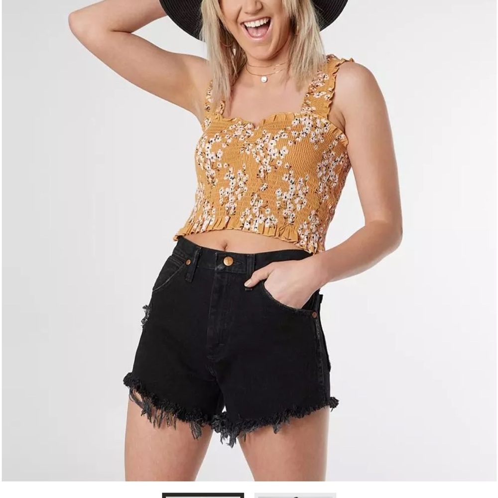 Billabong Sun Dreamer Cropped Tank Top in Golden Hour